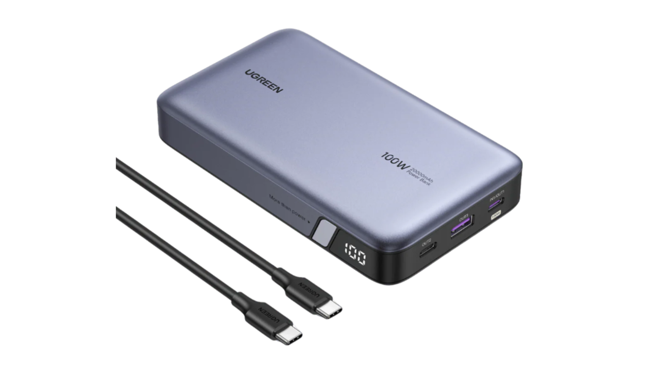 UGREEN Nexode Power Bank 20 000 mAh 100W (3 ports)