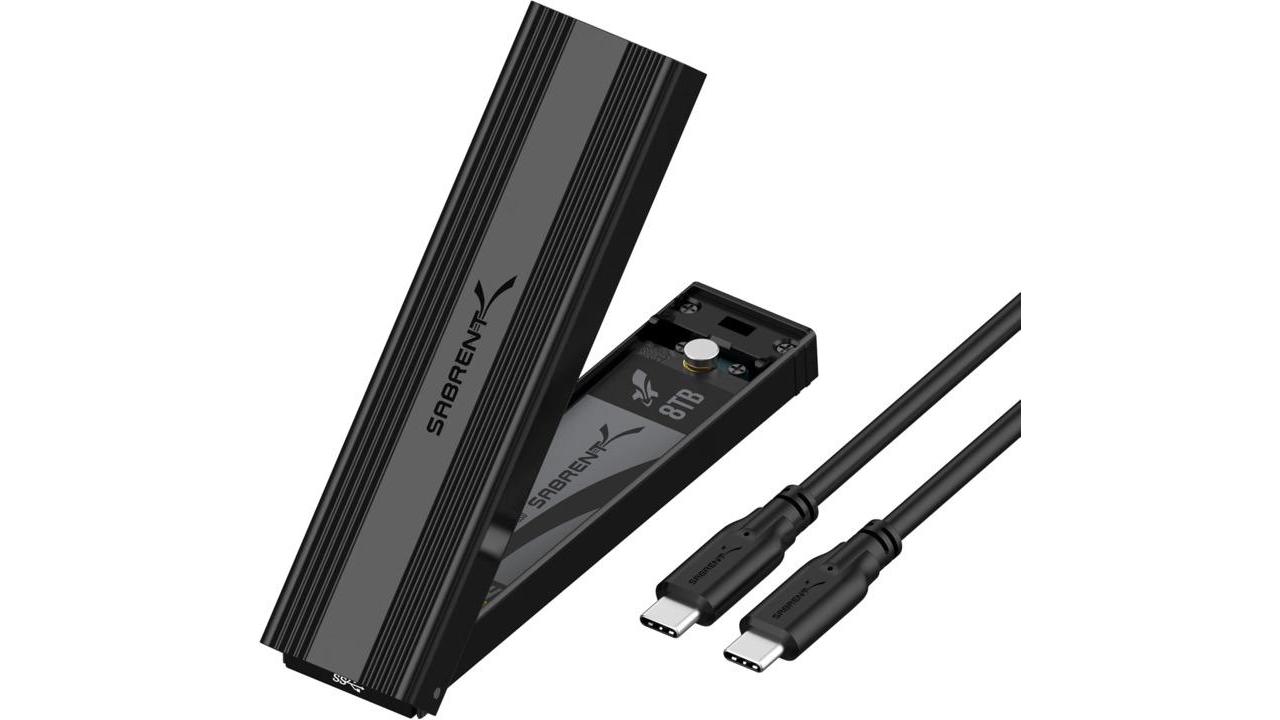 Boîtier SSD M.2 NVMe USB-C 10Gbps sans outil