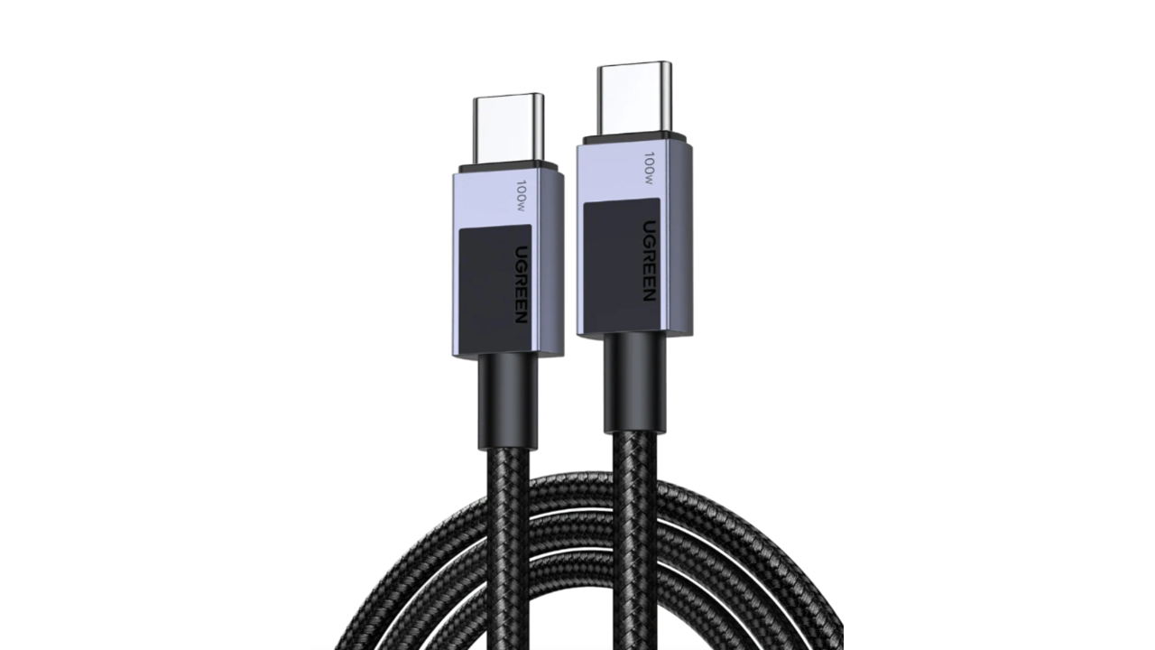 UGREEN Câble USB-C vers USB-C 100W nylon tressé (1 m)